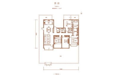 玖瀛府叠拼户型图3F下叠